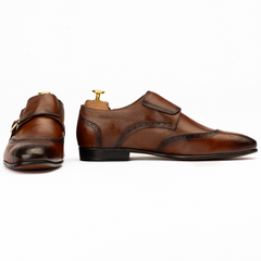 The Davis | Brogue Monk Strap