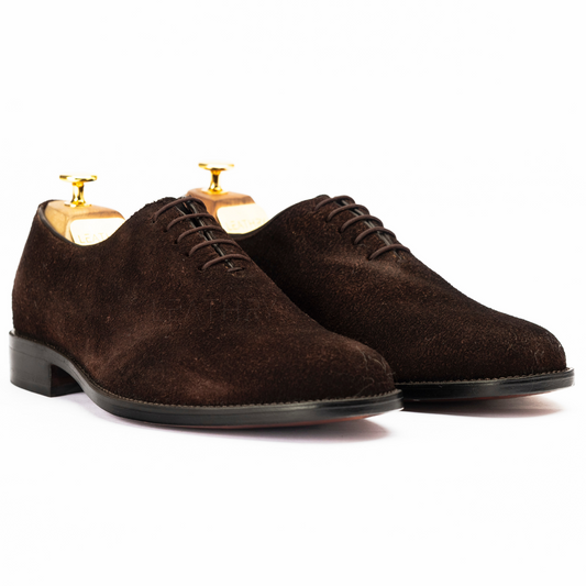 The Andric | Brown Suede Whole Cut Oxford