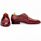 The Zayden | Burgundy Natural Leather Derby