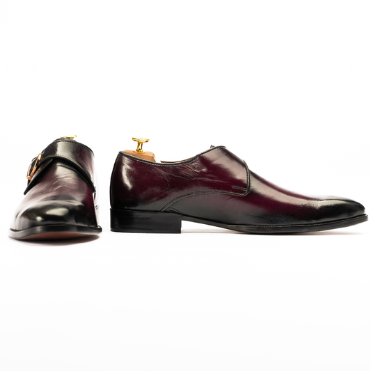 The Darien | Purple Patina Monk Strap