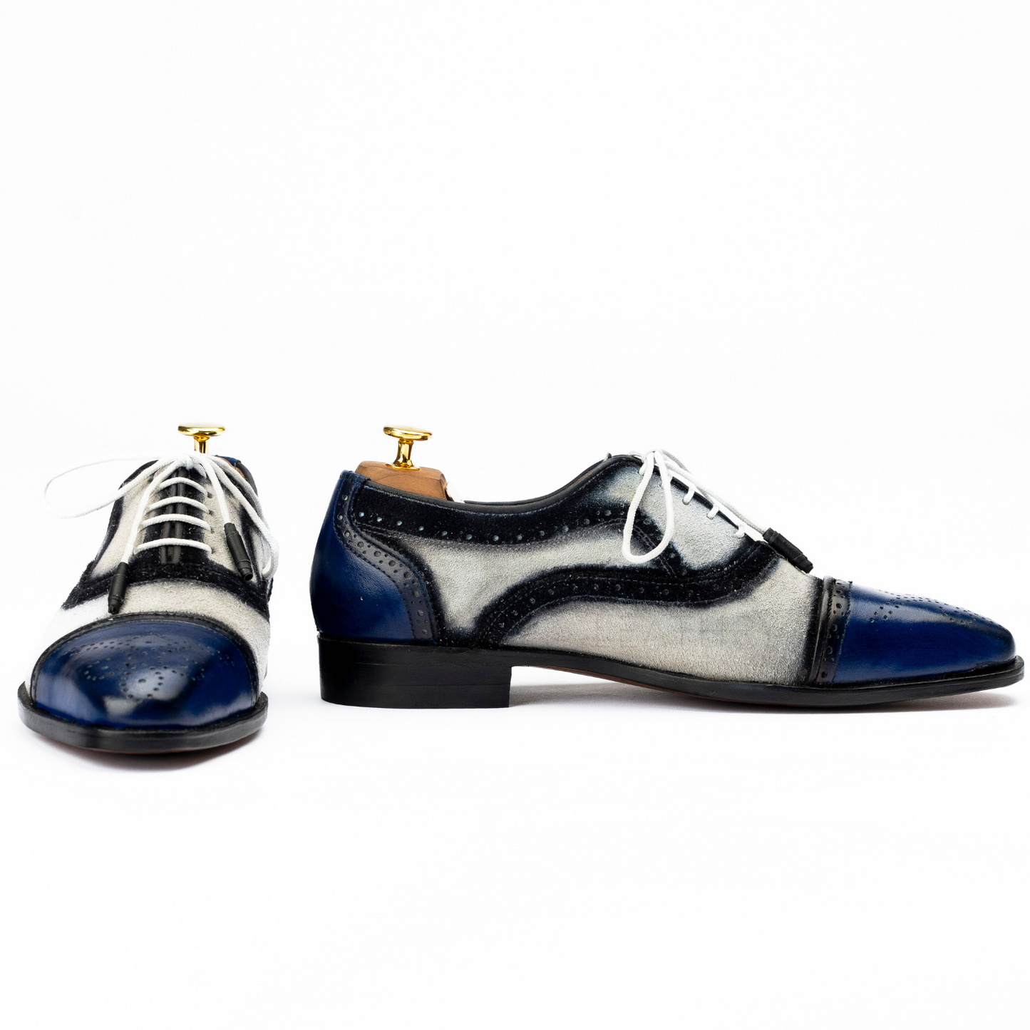 The Lorien | Hand Painted Brogue Lace Up Shoes