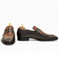 The Langston | Crocodile Penny Loafers