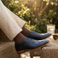 The Dion | Blue Whole Cut Oxfords