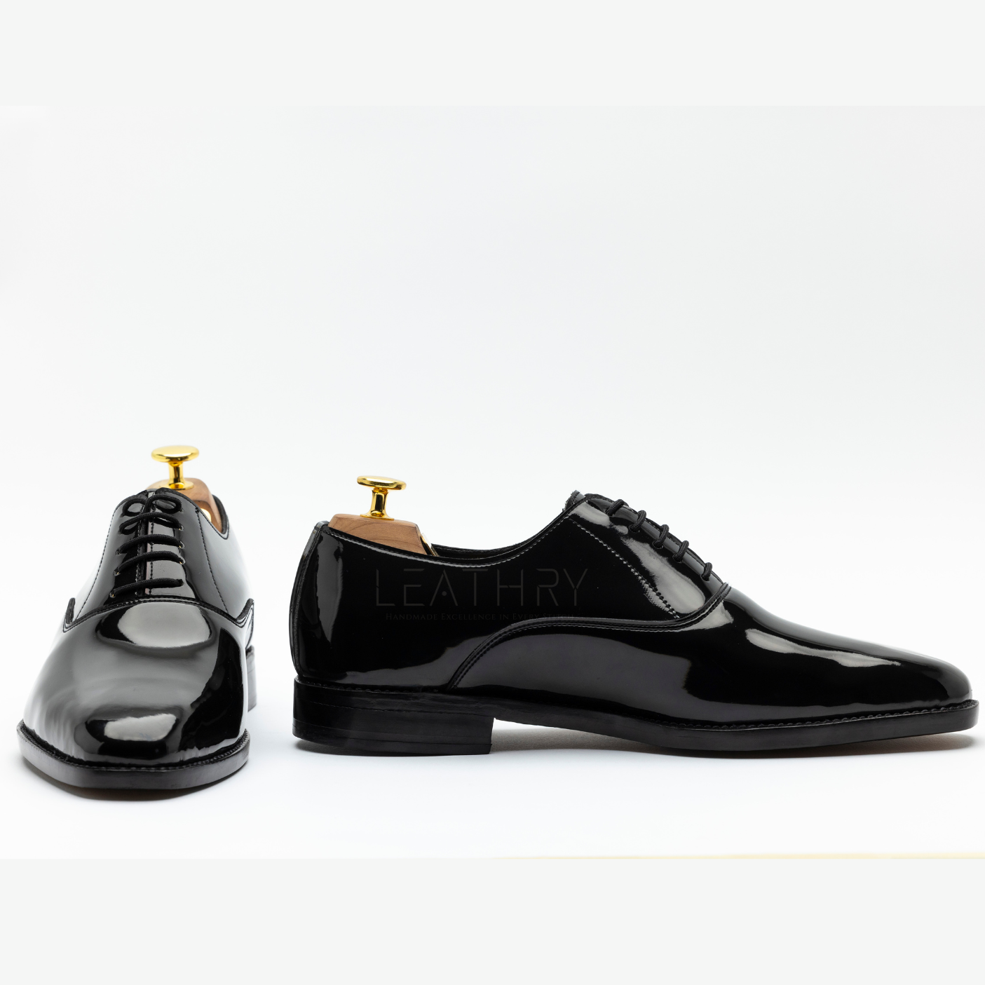 The Ulwin | Black Patent Dress Shoes