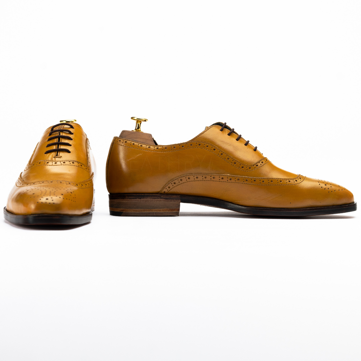 The Allis | Brogue Square Toe Oxford Shoes