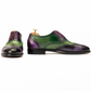 The Bowen | Purple & Green Blend Wingtip Oxfords