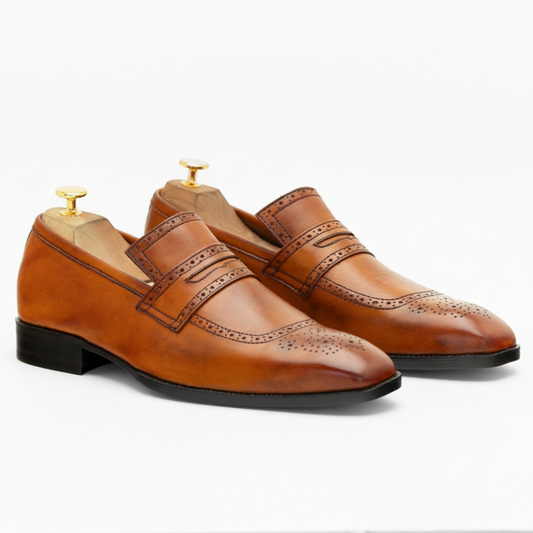 The Blake | Brown Penny Loafers