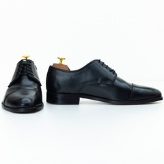 The Silas | Formal Black Derby Shoes
