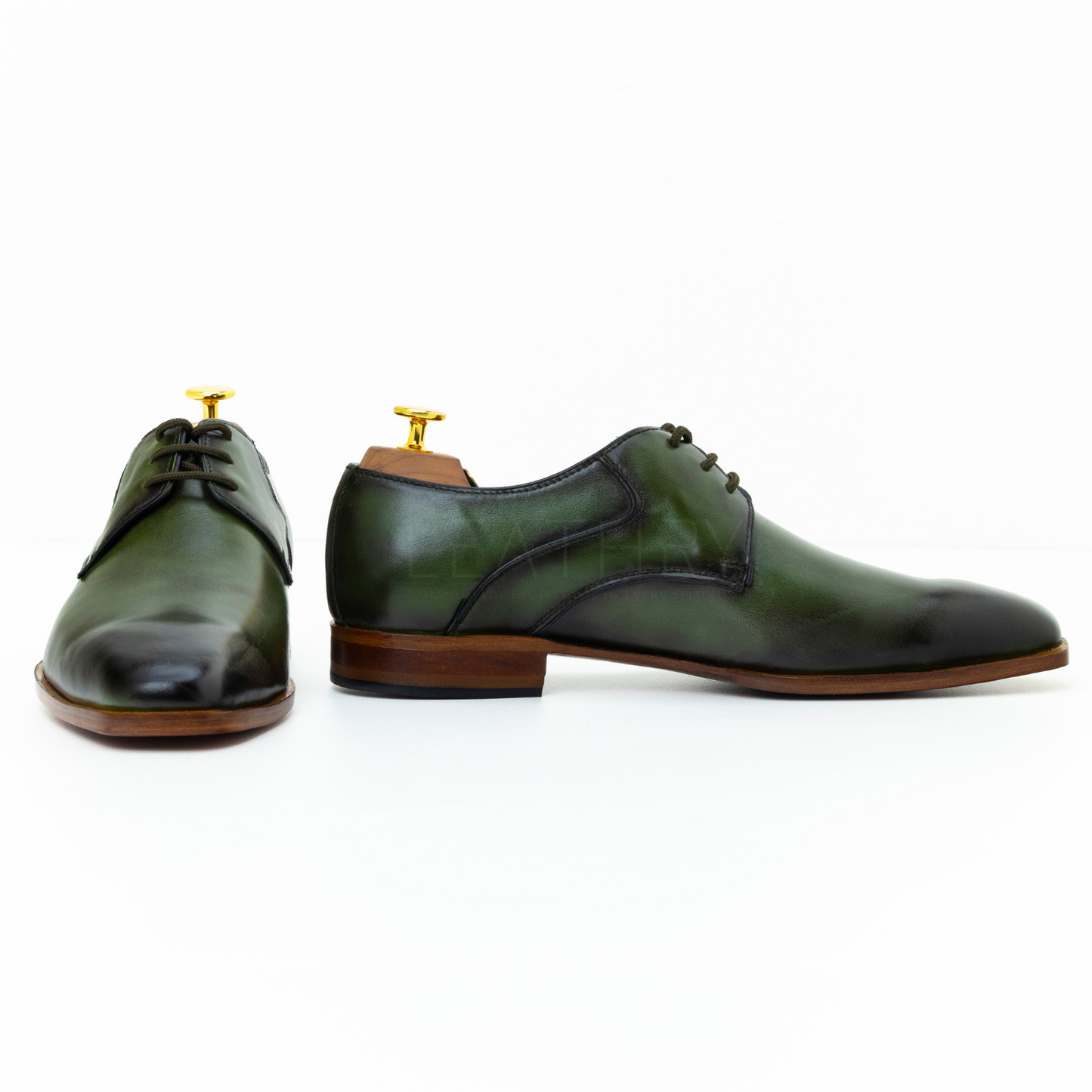 The Yardin | Green Doubly Dye Patina Derby