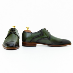 The Yardin | Green Doubly Dye Patina Derby