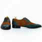 The Greer | Suede Leather Wingtip Spectators
