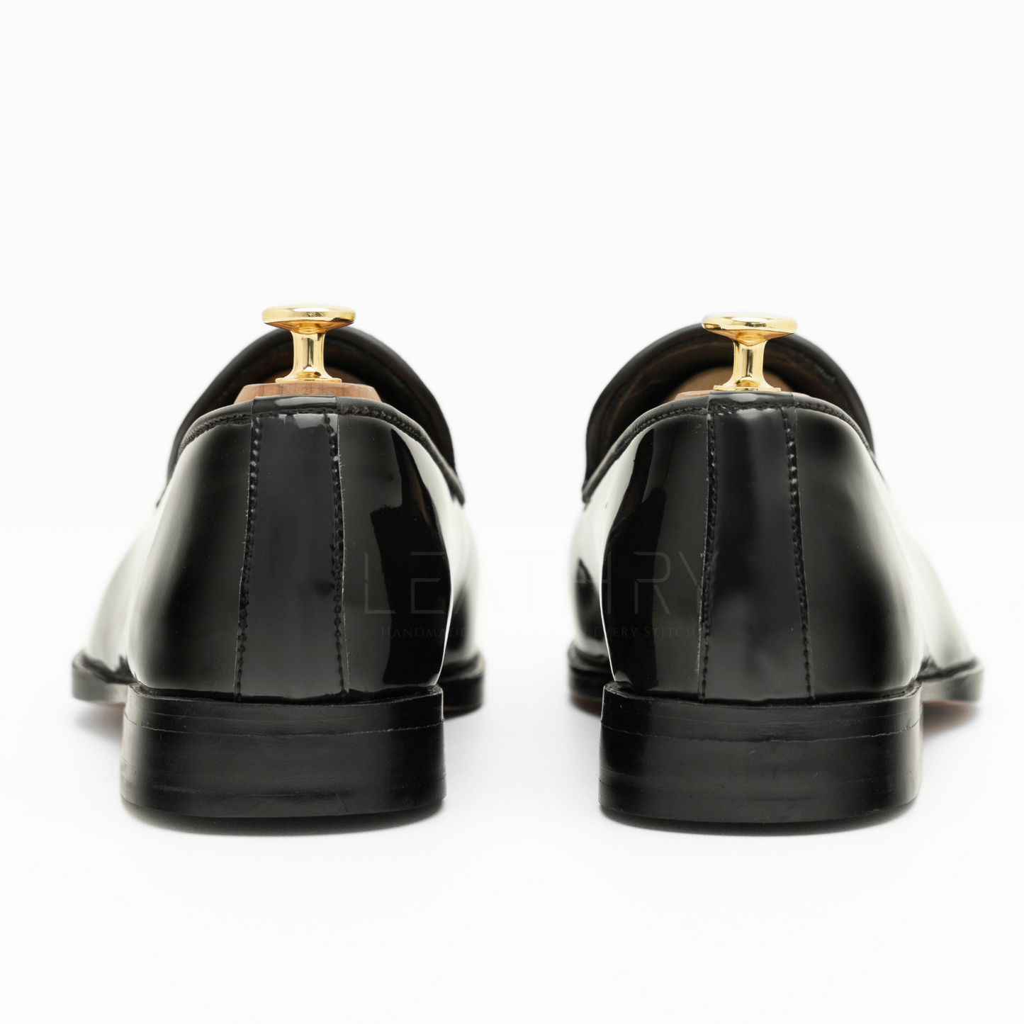 The Kaelen | Black Patent Slip On