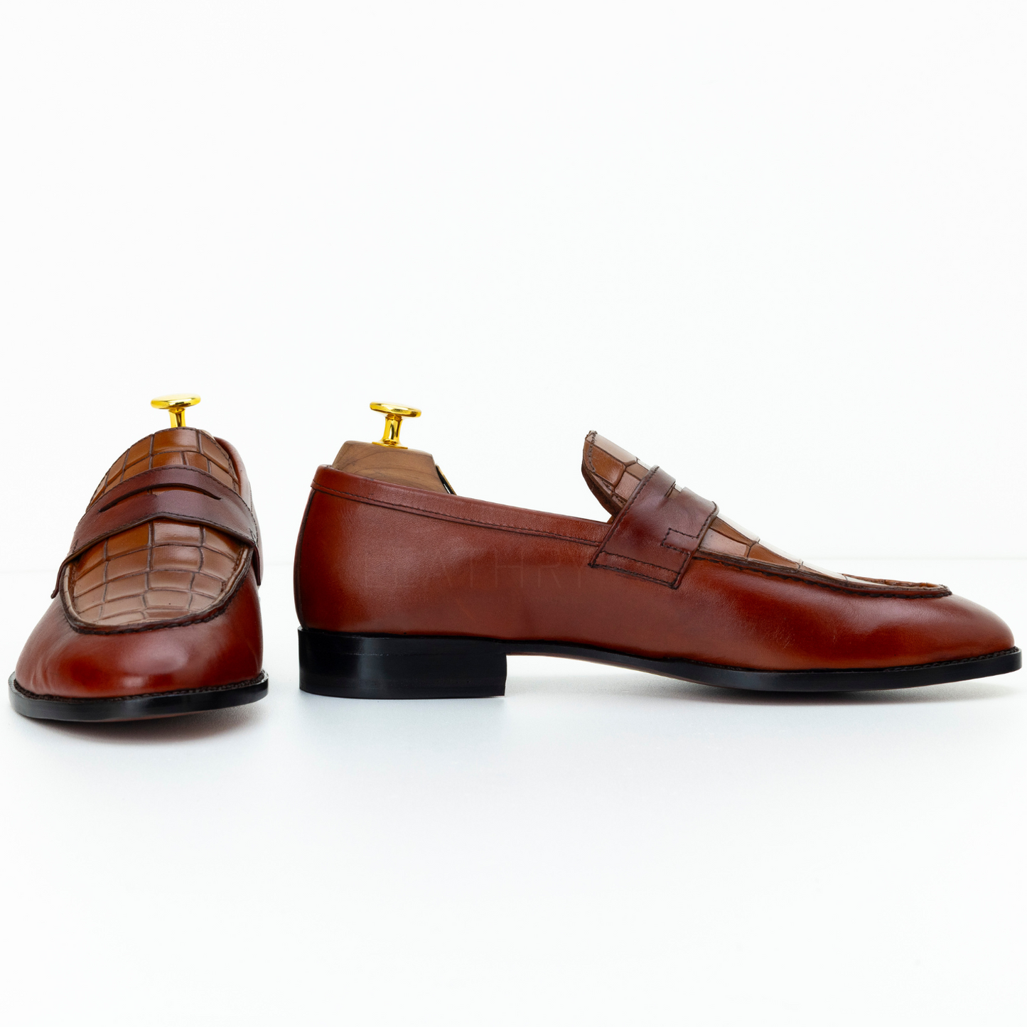 The Brook | Alligator Penny Loafers