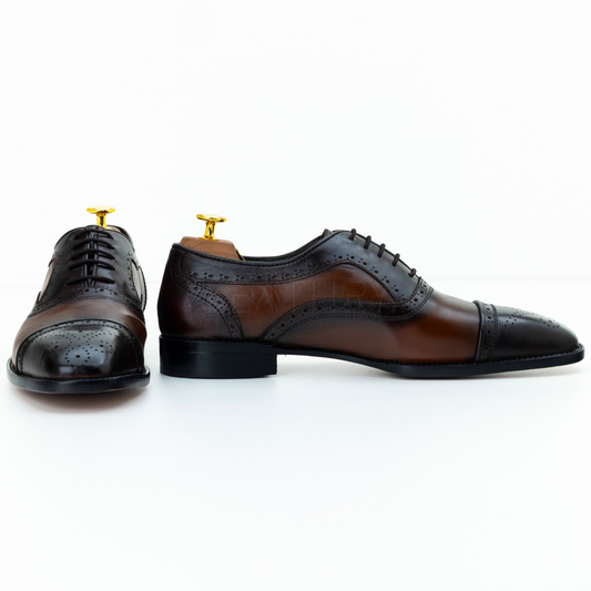 The Larson | Calfskin Brogue Oxfords