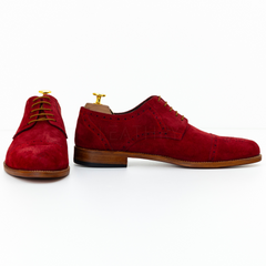 The Harwin | Semi Brogue Suede Shoes