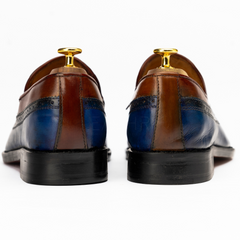 The Norwin | Two Tone Brogue Tassel Loafers