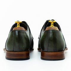 The Yardin | Green Doubly Dye Patina Derby