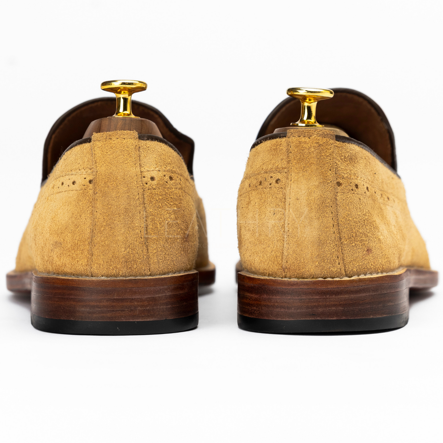 The Duncan | Beige Suede Tassel Loafers