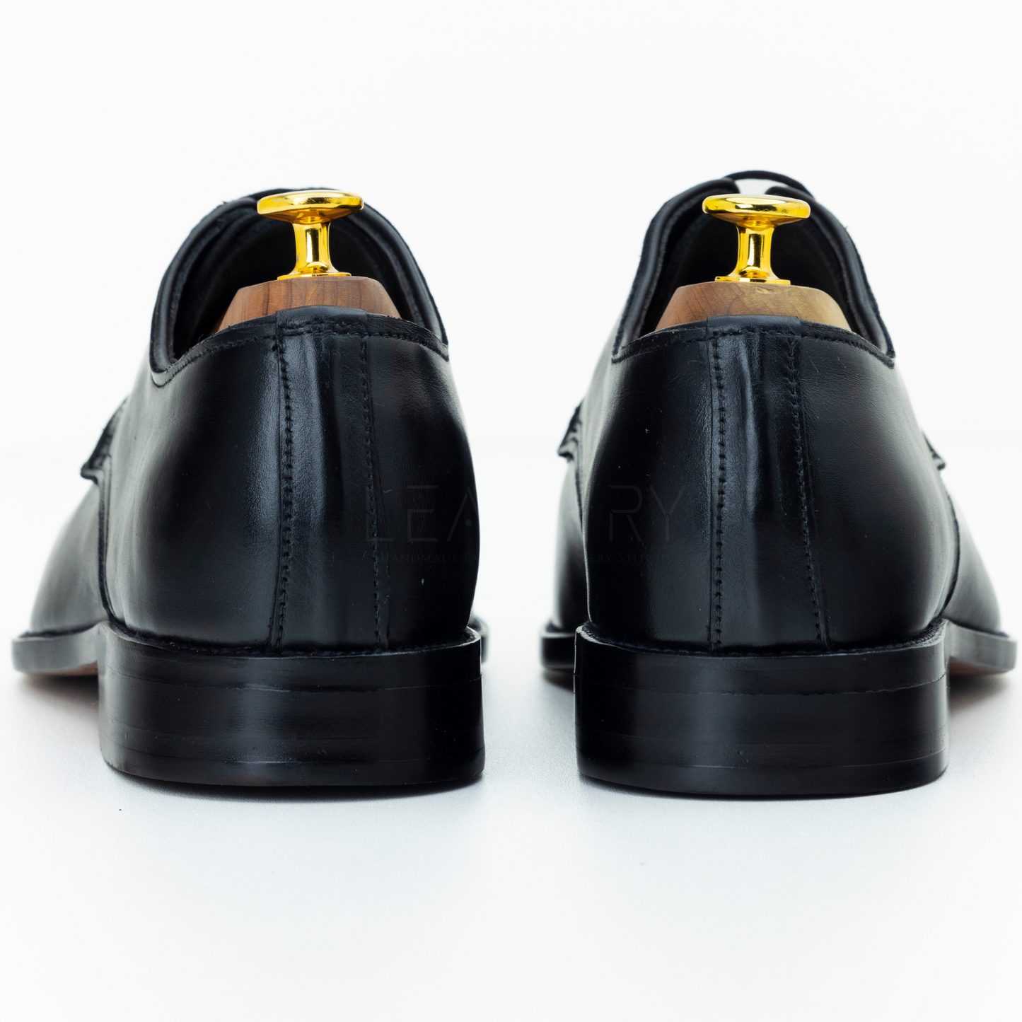 The Silas | Formal Black Derby Shoes