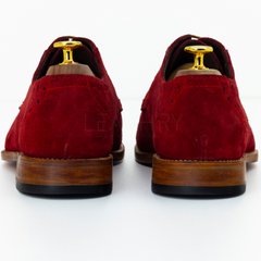 The Harwin | Semi Brogue Suede Shoes
