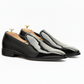The Kaelen | Black Patent Slip On