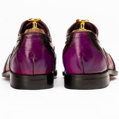 The Pascal | Wingtip Pink Patina Shoes