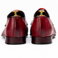 The Zayden | Burgundy Natural Leather Derby