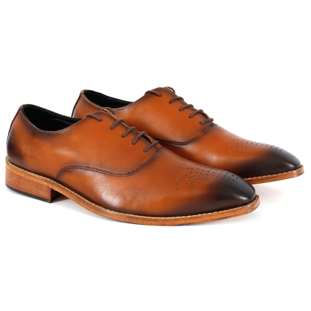 The Liron | Tan Toned Men Oxford