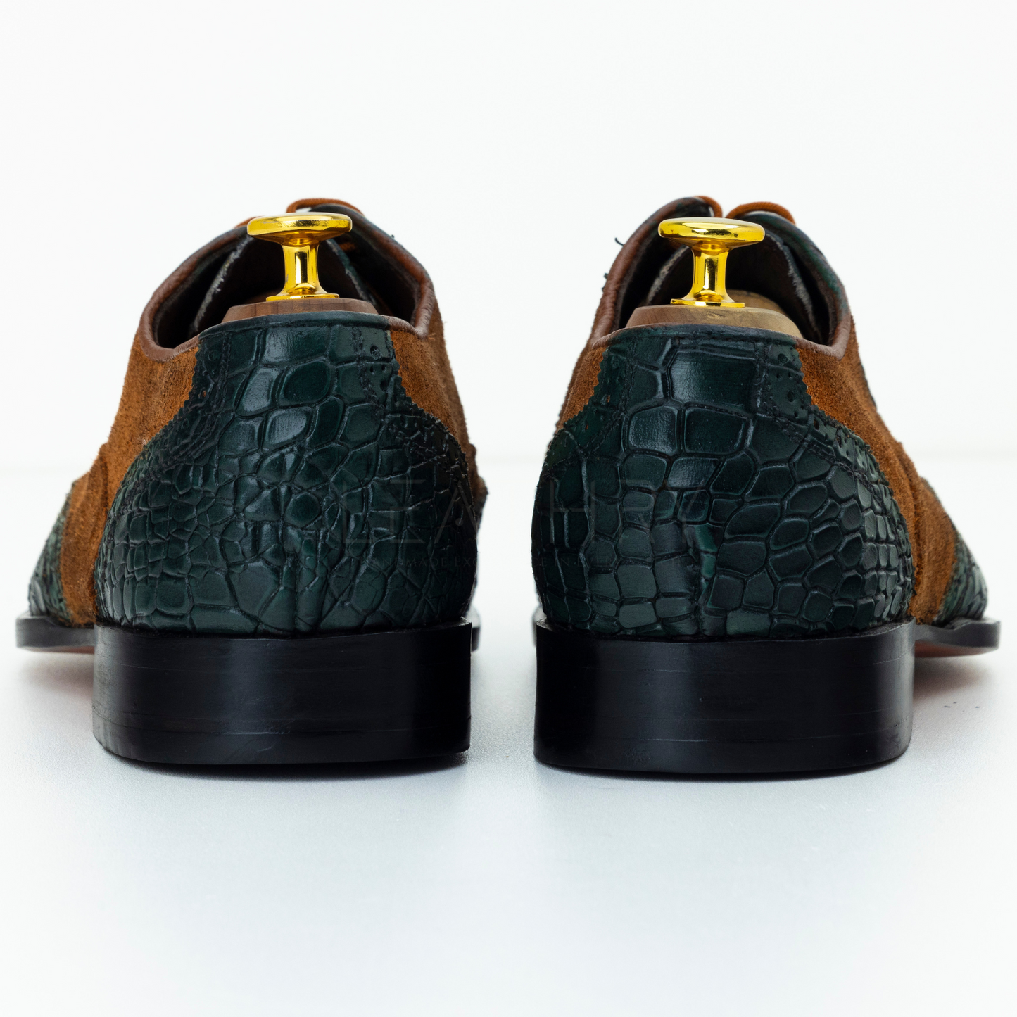 The Greer | Suede Leather Wingtip Spectators