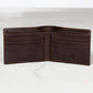 6 Cards Leather Wallet - Dark Brown