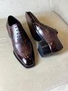 Mahogany Wingtip Oxfords