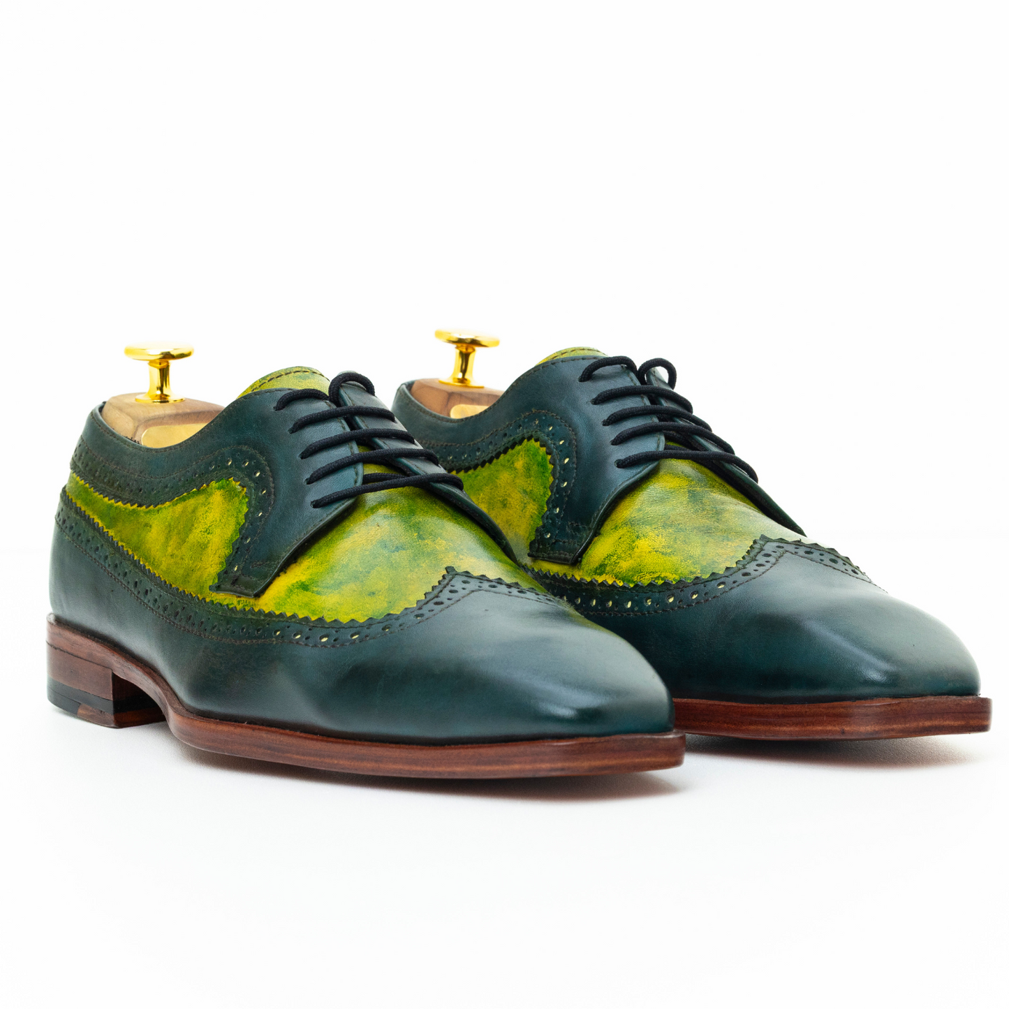 The Montel | Green Dual Tone Wingtip