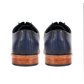 The Dion | Blue Whole Cut Oxfords