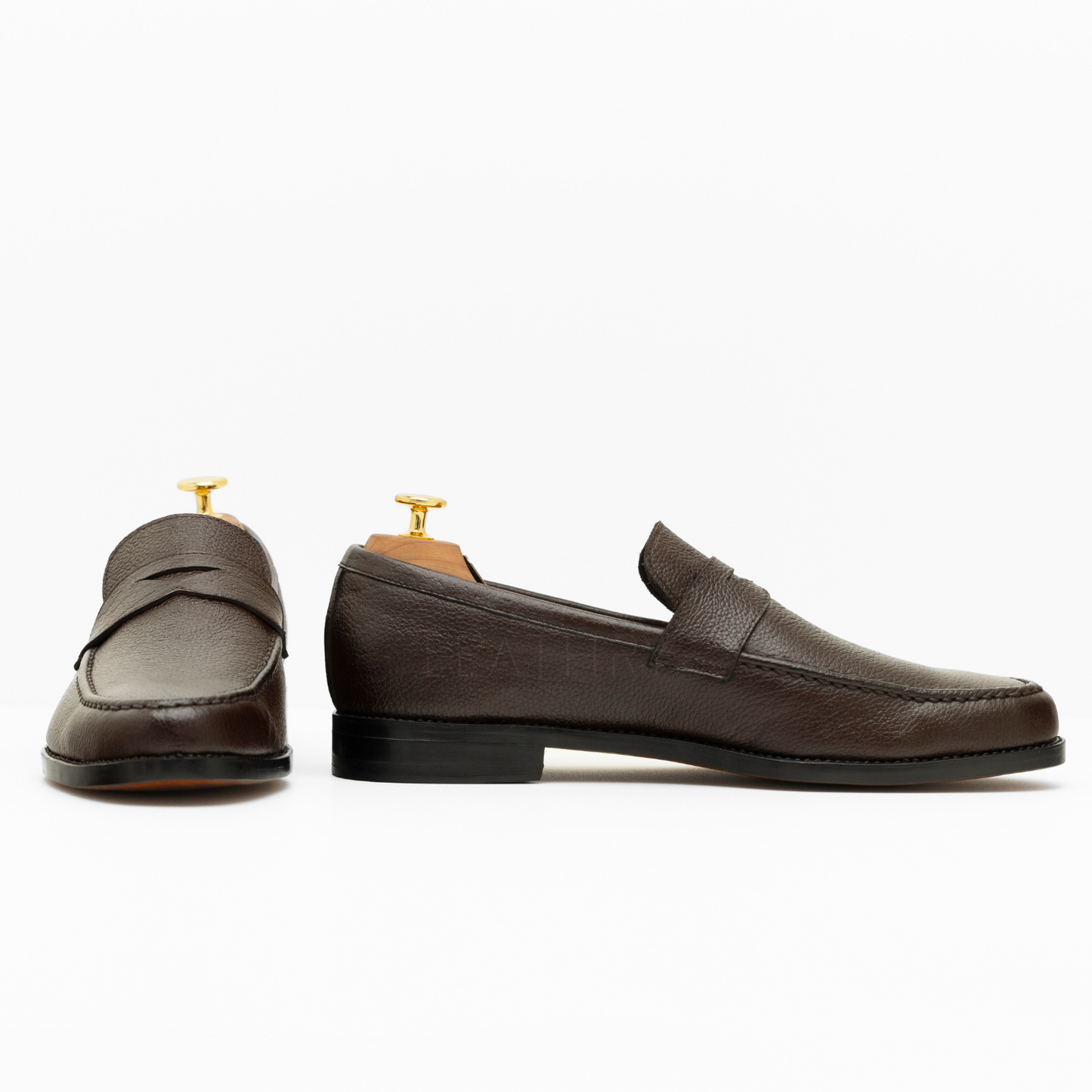 The Osric | Pebbled Leather Loafer