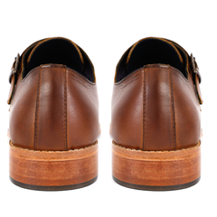 The Burla | Caramel Double Monk Buckle