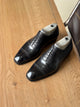 Black Brogue Cap Toe Oxfords