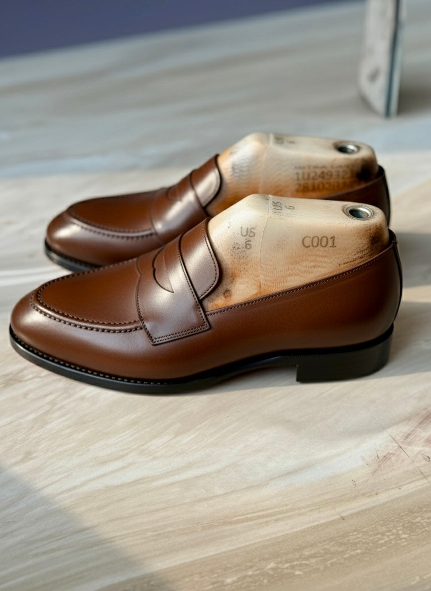 Brown Penny Loafers