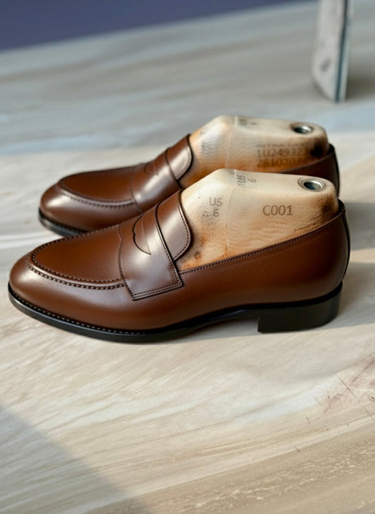 Brown Penny Loafers