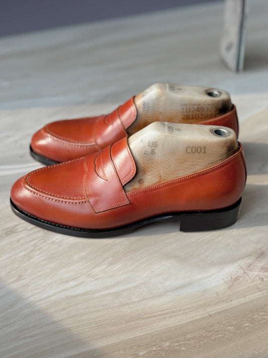 Tan Penny Loafers