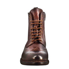 Candy amphibians for men in bronzed washed leather