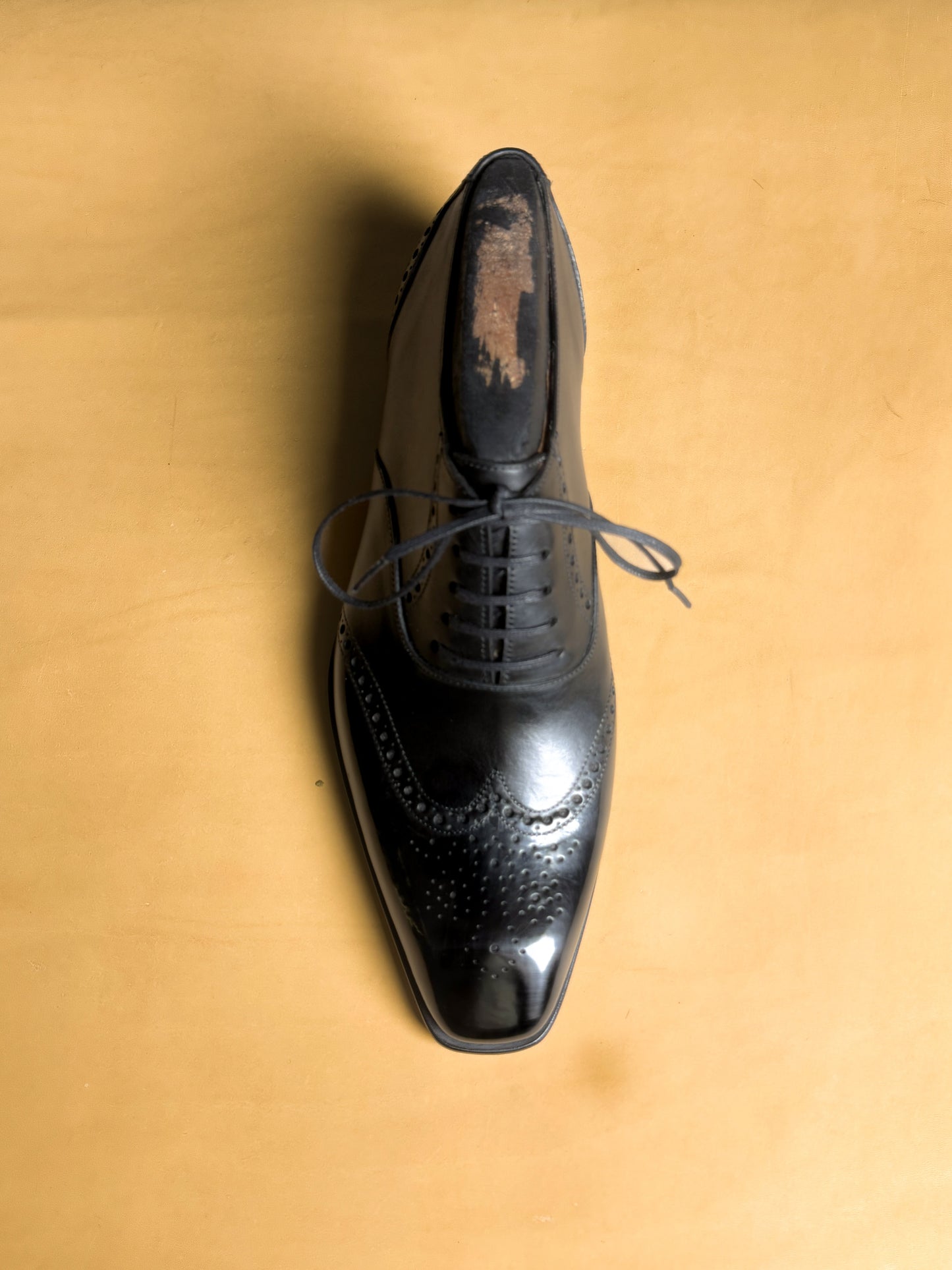The Black Regent - Mirror Toe Oxford