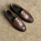 Brown Black Penny Loafers