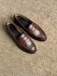 Brown Black Penny Loafers