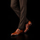 Cap Toe Double Monk Strap – Brown