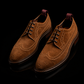 Handmade Men's Brown Suede Leather Oxford Shoes