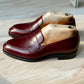 Burgundy Penny Loafers