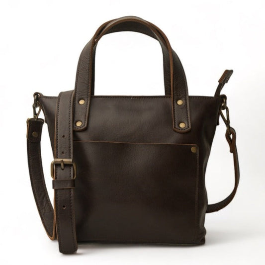 Dark Brown Mini Tote