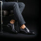 Handmade Men's Black Leather Formal Shoes