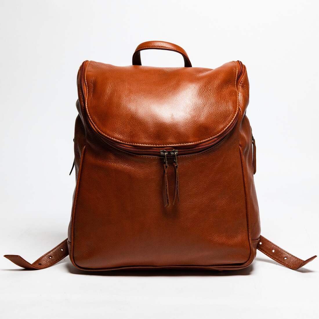 Kelly Leather Backpack - Tan