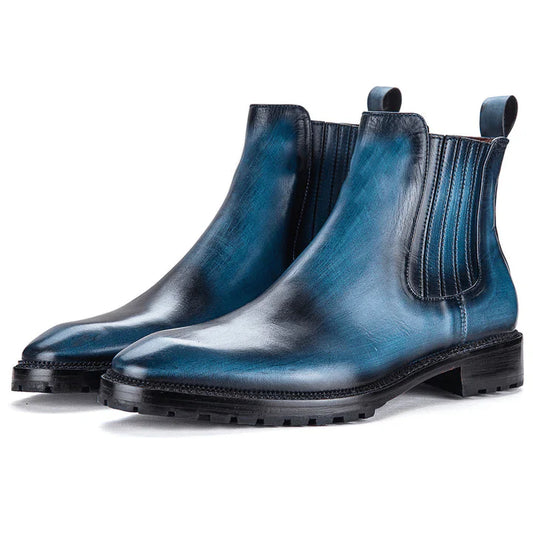 Mens Chelsea Boots Navy